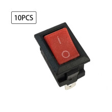 10 stuks auto-, vrachtwagen- en boottuimelschakelaars 3A 250V 6A 125V 2-pins aan/uit-tuimelschakelaars