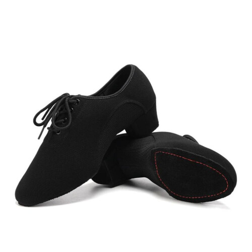 (nero, 38) Scarpe da ballo professionali da uomo e da donna, alla moda, per interni, moderne, da tango, 2