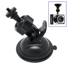 (black) Car Video Recorder Suction Cup Mount Bracket Holder Stand Universal Ball Head