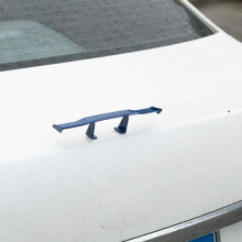 (marineblauw) Auto Achterspoiler Mini Spoiler Wing Klein Model Gt Koolstofvezel Zonder Perforatie Staartversiering