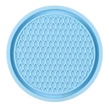 (sky blue) Car Coasters Pvc Travel Auto Cup Holder Insert Coaster Anti Slip Vehicle Interior Accessories Cup Mats