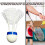 1PCS Windproof Badminton Nylon Plastic Professional Training Super Durable For Playing Outdoor Balls Training Balls 4