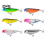 (Rosa, Weiß) 5,5 cm/5,6 g Topwater-Bleistiftköder mit Drillingshaken, realistischer schwimmender Jigging-Fischköder, 2