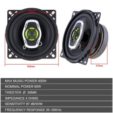 (400W) 2 stuks 6,5 inch 16 cm 600 W 2-weg auto coaxiale auto audio muziek stereo full-range frequentie