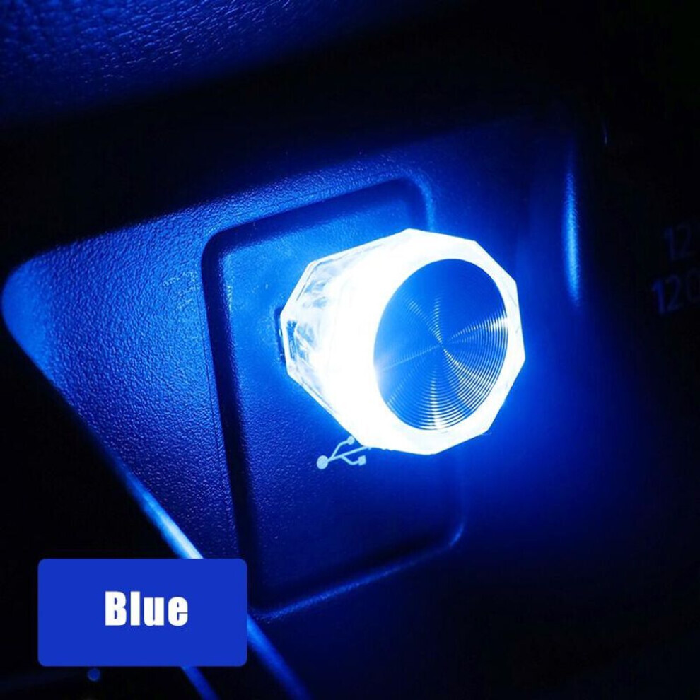 (bleu, 1PC) Lampe d'ambiance Seametal Plug Play Décoration intérieure Légère Mini Lampe Décorative Led Usb pour Voiture