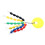 (L)  Sports Accessory Versatile Space Beans Bobber Solid Compact Ultralight 1