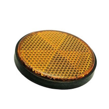 (naranja) Reflector redondo para bicicleta, accesorio reflectante de seguridad para ciclismo nocturno