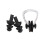 Bouchons d'oreilles en silicone pour la natation (orange) 2