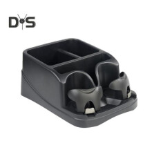 Small Center Console Car Console Organizer With Drink Holder Universal Rear Bench Seat Storage Box For Ipad Smartphone Coins Book