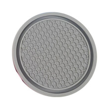 (grey) Car Coasters Pvc Travel Auto Cup Holder Insert Coaster Anti Slip Vehicle Interior Accessories Cup Mats
