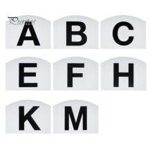 (8pcs) 4/8pcs Wall Mount Dressage Letters Markers Equestrian Training Letter Markers Dressage Equipment For Equestrian Athletes And