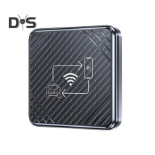 (bianco) Adattatore per auto compatibile con Bluetooth, box adattatore universale per riconnessione