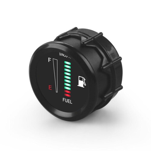 2 "52mm Universal Digital Display Auto Tankanzeige Meter 8-18v Mit Kraftstoff Sensor Öl Float 2