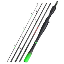 (1.8M Werphengel) Sougayilang 1.8m 2.1m 2.4m Spinhengel/werphengel Draagbare reishengel 5-delige kunstaasvisserij