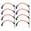 8pcs 10.2mm0.40in Spark Plug Wire Set 48322r Ignition Cable Replacement For Avalanche Corvette 4