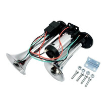 (12v) Car Air Horn Dual Trumpets With Air Compressor Simple Installation Universal Powerful Super Loud Truck Train Horn Kit