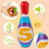 (multicolore, 19*6.5*6.5, 10 cm, 10 pezzi) Gioco di birilli per bambini Set da bowling XXL con 6 o 10 3