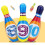 (multicolore, 19*6.5*6.5, 10 cm, 10 pezzi) Gioco di birilli per bambini Set da bowling XXL con 6 o 10 4