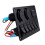 Panel de control con interruptor de visualización de voltaje para coche, barco, marino, 12-24 V, 6 entradas, 5