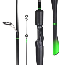 (2.4M Spinhengel) Sougayilang 1.8m 2.1m 2.4m Spinhengel/casting Draagbare reishengel 5-delige kunstaasvisserij
