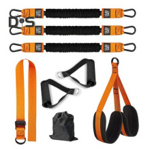 (orange, D) 1 Set Klimmzug-Hilfsband 150/225/300lbs Hochleistungs-Klimmzug-Hilfsgürtel mit Fußstütze,