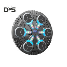 Musik-Boxmaschine mit Handschuhen, Wandmontage, 3-fach verstellbar, Smart-LED-Boxtrainingsziel, Schlagpolster,