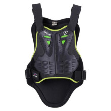 (groen, S) Unisex Motorfiets Motocross Racing Borstvest Rugwervelbeschermer Armor Gear
