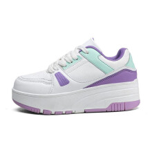 (purple, 35) Ultra-light Detachable Roller Skate Shoes For Kids, Men & Women