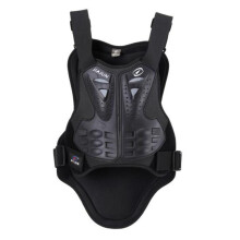(zwart, M) Unisex Motorfiets Motocross Racing Borstvest Rugwervelbeschermer Armor Gear
