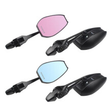 (Schwarzes Aussehen (violettes Glas)) Universeller blendfreier Rückspiegel für Motorräder und Maverick-Elektroautos
