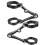 (cool black) 2pcs Powerful Headlight Clamps High Strength Practical 39-41mm Durable Headlight Holders 1
