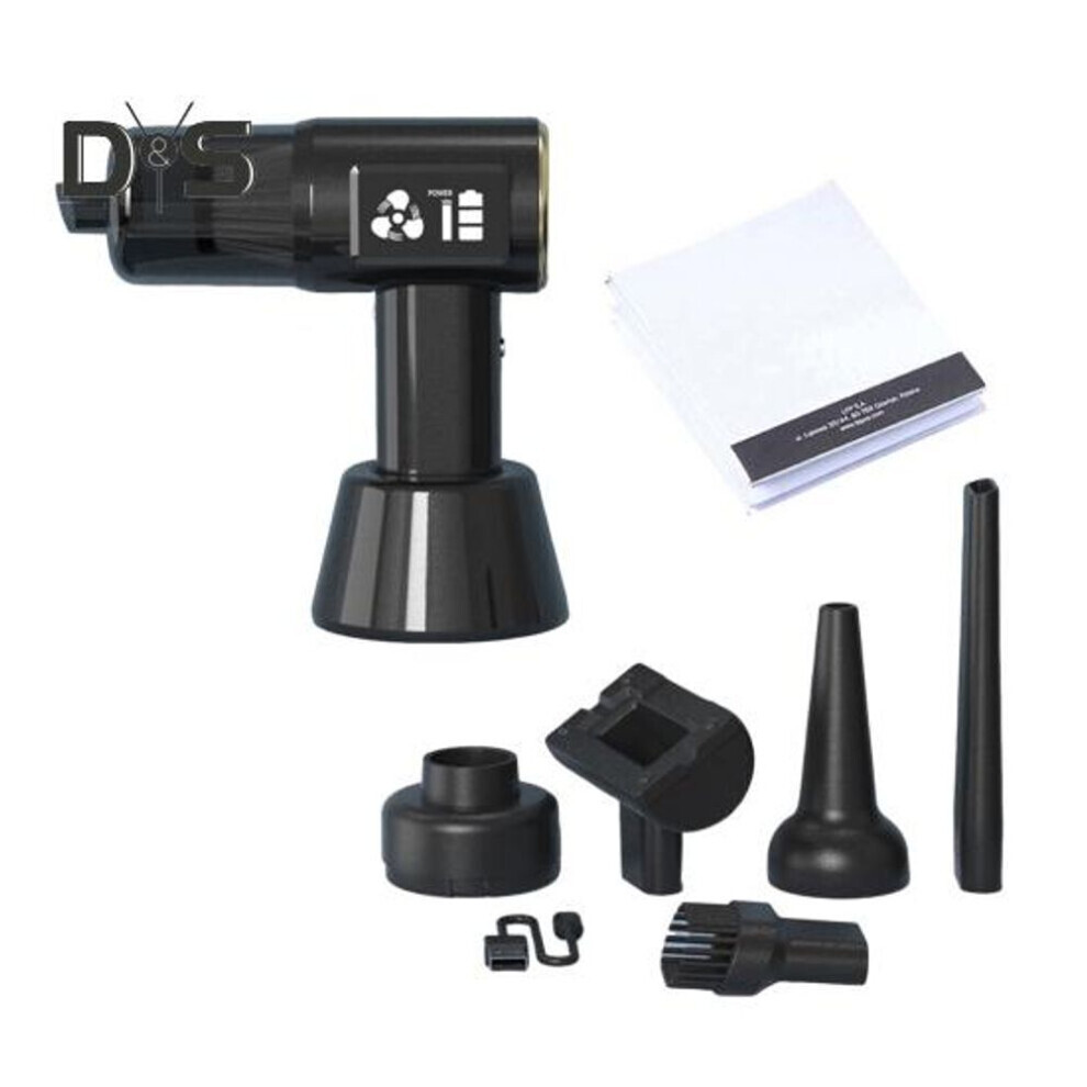 (noir) 1 Set Aspirateur de voiture Aspirateur à main sans fil Usb-c Rechargeable 3 En 1 Éclairage Gonflable Dépoussiéreur Haute Puissance Mini