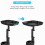 Solid Auto Cup Holder Tray Multi Functional Compact Automobile Cup Holder Food Storage Tray Table 5
