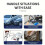 Cámara de tablero dual Full HD 1080p (frontal e interior): grabación frontal e interior con gran angular, 2