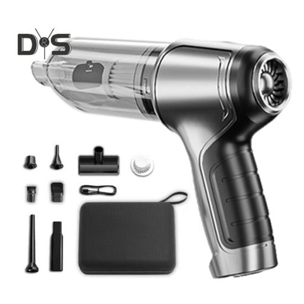 Aspirateur de voiture 95000pa Puissance d'aspiration Moteur sans balais Portable sans fil 7-en-1 Aspirateur à main haute puissance Dépoussiérant