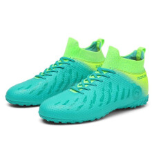 (cyan, 45) 31-48 Football Shoes Men's Short Nail Tf Artificial Lawn Professional Youth Big Size Football Boots Children Football Boots