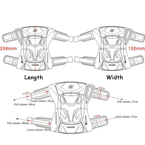 ProtÃge-genoux de moto (jaune) pour motocross 1