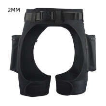 (schwarz, Einheitsgröße) 2 mm technische Tauchshorts für Herren: Schnelltrocknend, warm, Sonnenschutz,