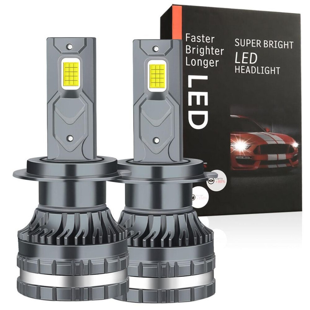 (H8) Phare à Led H7 Ampoule à Led H1 Led H3 Phare à Led 24v H4 Phare à Led Phares antibrouillard Phares de camion Phares de conduite