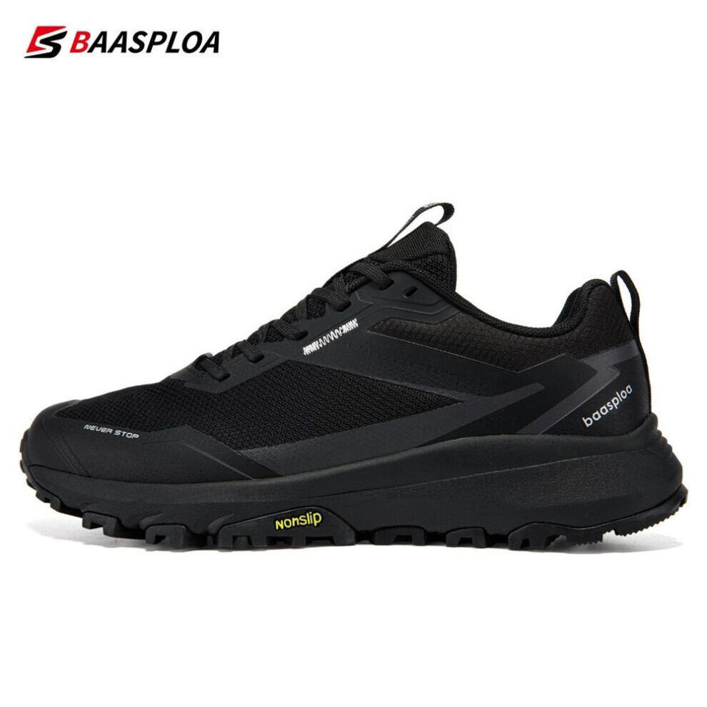 (Nero, 45) 2024 Baasploa Scarpe Da Trekking Da Uomo, Alla Moda, Leggere, Da Esterno, Traspiranti, Per-image