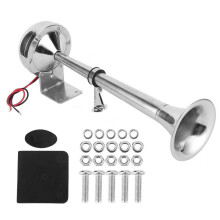 Air Horn Large Size Single Marine Grade 304 Stainless Steel 12v Boat Ship Trumpet
