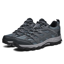 (grau, 46) Herren rutschfeste Low-Top Outdoor Wander- und Freizeitschuhe