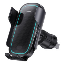 Baseus Automatic Alignment Car Phone Holder Wireless Charger For Samsung Iphone Xiaomi Phone Holder Car Holder Air Vent Holder