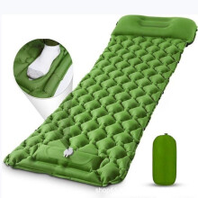 (verde, 190X58X5,5 cm) Materassino gonfiabile per campeggio, per dormire, autogonfiabile, per letto,