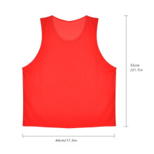 12 camisetas de entrenamiento para niños, chalecos de fútbol, malla transpirable, para voleibol, tallas