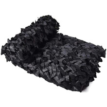 (zwart, 2m x 10m) Camouflage Schaduwnetten, Schaduwnetten voor Training van Bostroepen, Verborgen Jachtnetten,