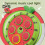 (Watermelon) Fruit Music Boxing Machine With Gloves Wall Mounted Bluetooth-compatible Adjustable Smart Led Boxing Training Target 5