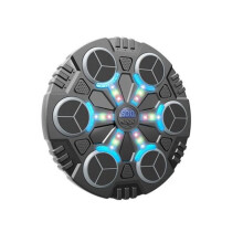 Music Boxing Machine With Gloves Wall Mounted 3 Speed Adjustable Smart Led Boxing Training Target Punching Pad Home Gym Workout Equipment