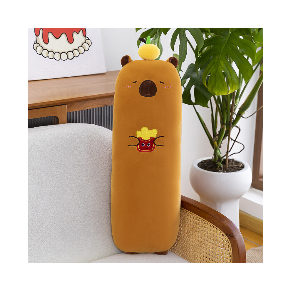 (French Fries, 110cm) French Capybara With Fries Hamburgers Tree Plush Toy Stuffed Animal Doll Gift-image-OPC-PHCSKHB-NEW