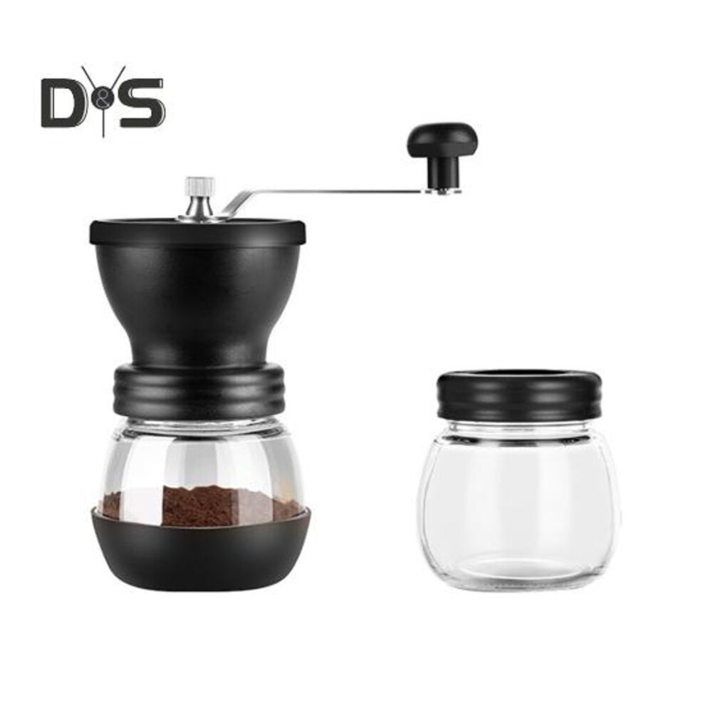 Premium Manual Coffee Grinder With Adjustable Grind Size And Travel Jar Time Saving Coffee Grinder Home Supply